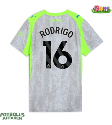 Manchester City Rodri Hernandez #16 Tredje Tröja Kvinnor 2025-26 Kortärmad